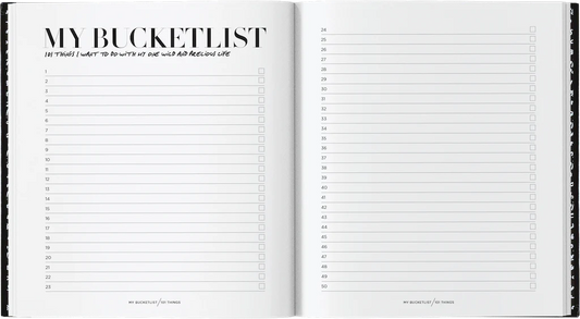 Axel and Ash Bucket List Journal